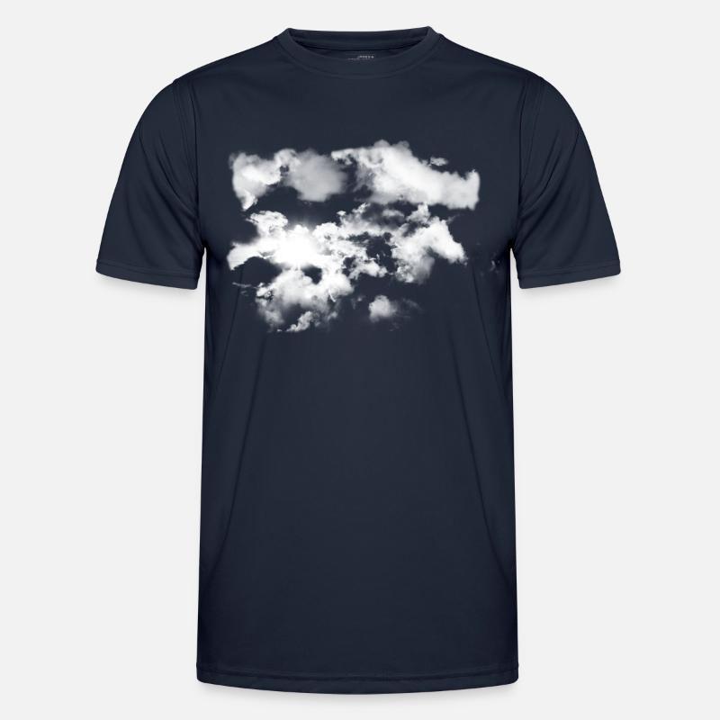 Summer Clouds - Men's Functional T-Shirt - navy