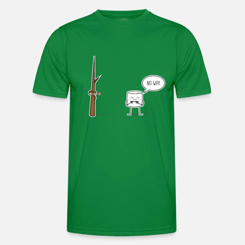 Marshmallow Männer Funktions-T-Shirt