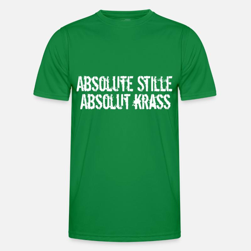 absolute Stille absolut Krass Geschenk Männer Funktions-T-Shirt