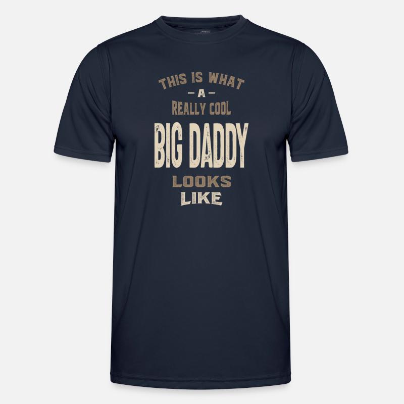 Wirklich cooler Big Daddy - Männer Funktions-T-Shirt - Navy