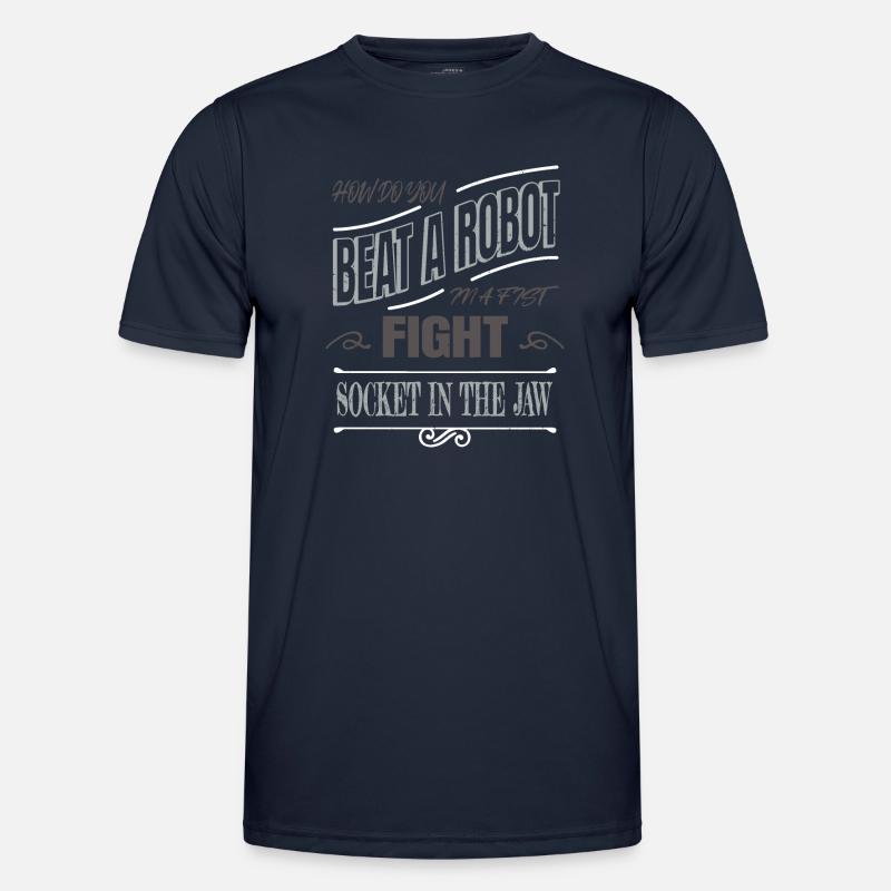 Robotics Engineering Artificial Intelligence - Men's Functional T-Shirt - navy