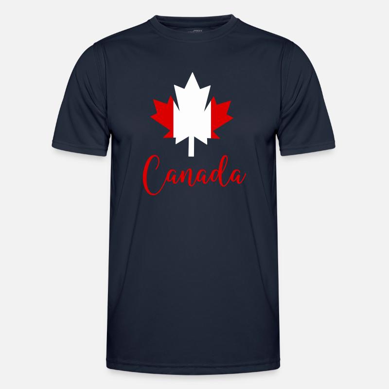 Canada Canada Maple Leaf - Men's Functional T-Shirt - navy