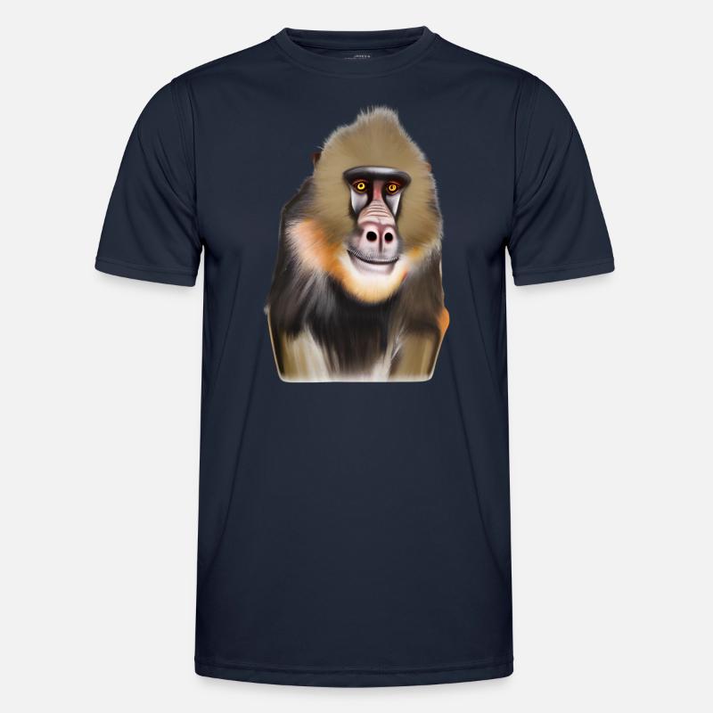 Mandrill Affe Männer Funktions-T-Shirt