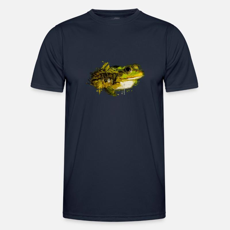 Frogs, Toad, Tree Frog, Frog - Men's Functional T-Shirt - navy