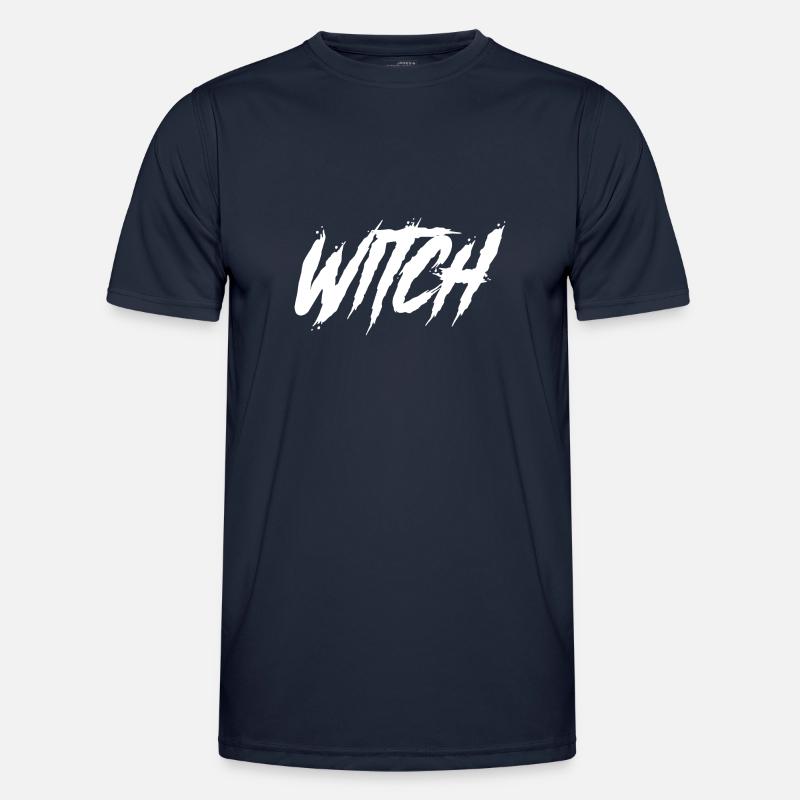 Witch Goth Hexe Gothic - Männer Funktions-T-Shirt - Navy