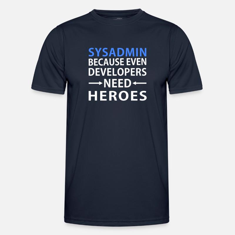 Sysadmin - Männer Funktions-T-Shirt - Navy