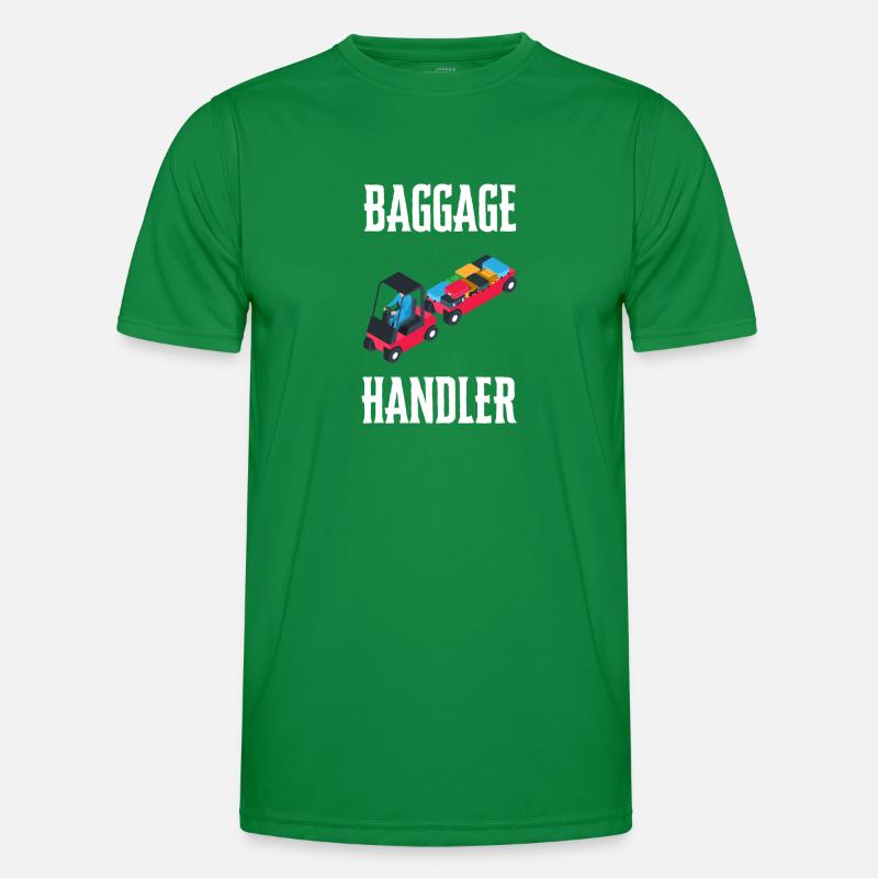 Baggage Handler Airfield Airport Worker Men's Functional T-Shirt