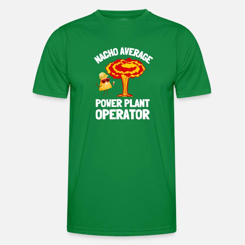 Uranium Fission Nuclear Engineering Theme Men's Functional T-Shirt