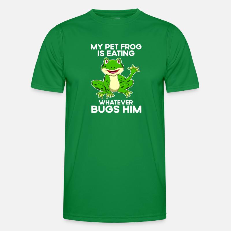 Frog catch 'toad hunting design for an ox fr Men's Functional T-Shirt