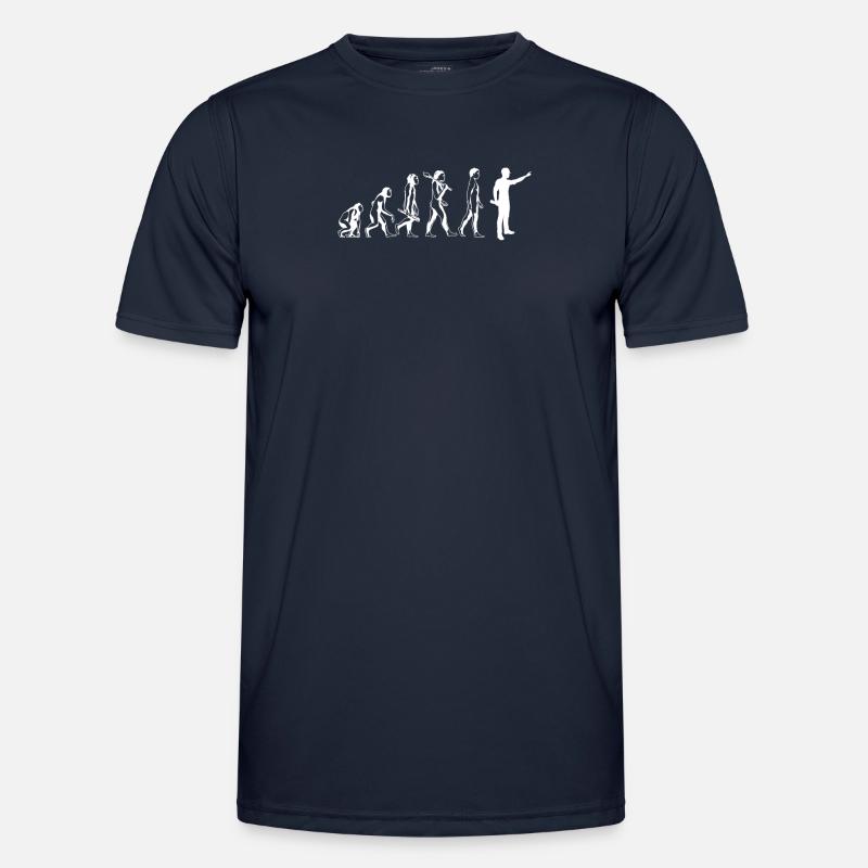 Engineer Evolution Funny Mechanical Engineering - Men's Functional T-Shirt - navy