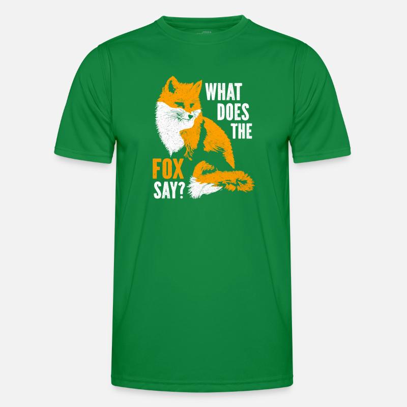 What does the fox say? Men's Functional T-Shirt