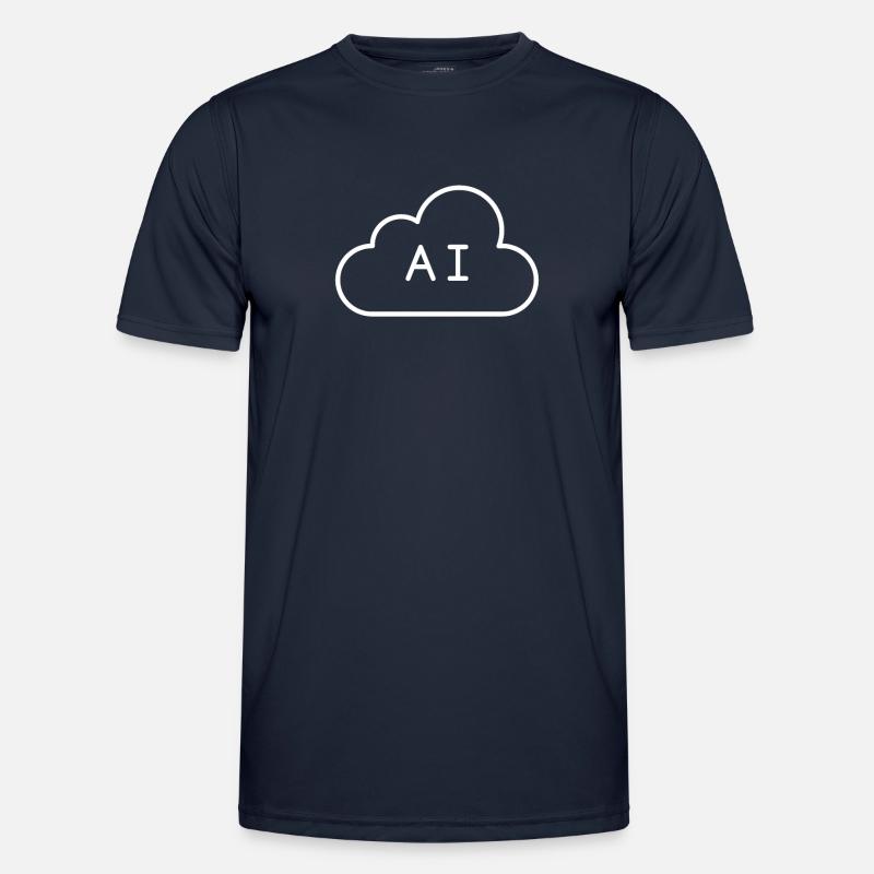 Artificial Intelligence Ai Chat - Men's Functional T-Shirt - navy