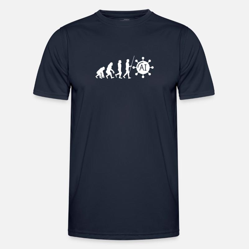 Artificial Intelligence Ai Chat - Men's Functional T-Shirt - navy