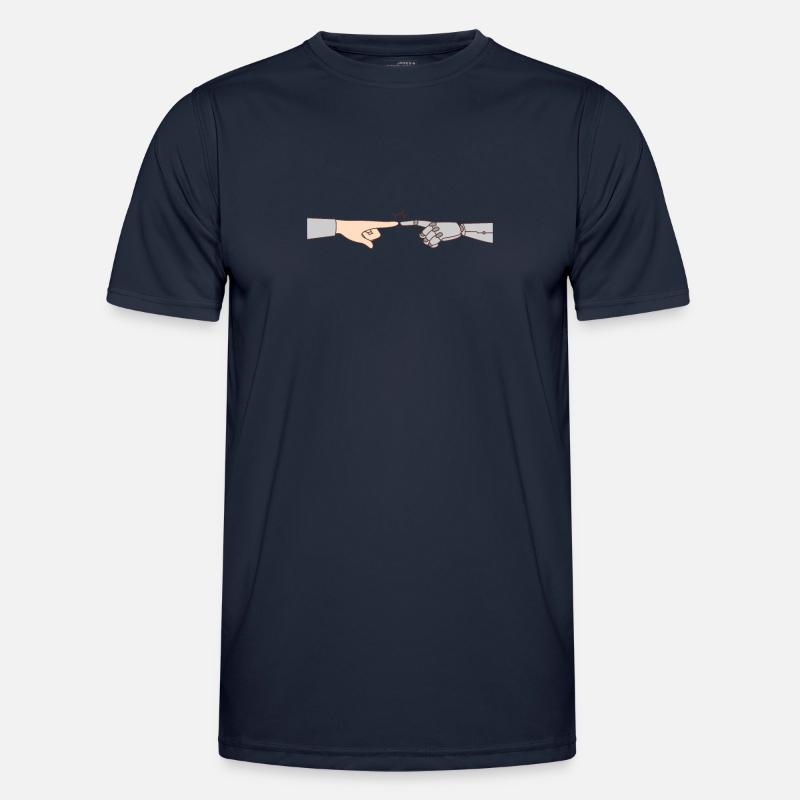 Artificial Intelligence Ai Chat - Männer Funktions-T-Shirt - Navy