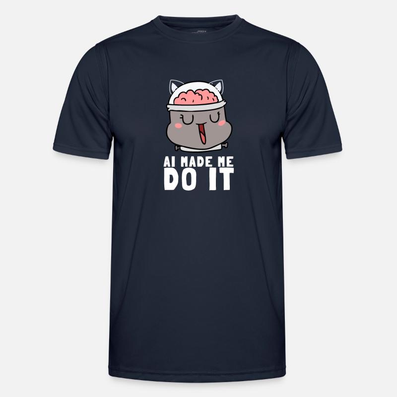 Artificial Intelligence Ai Chat - Men's Functional T-Shirt - navy