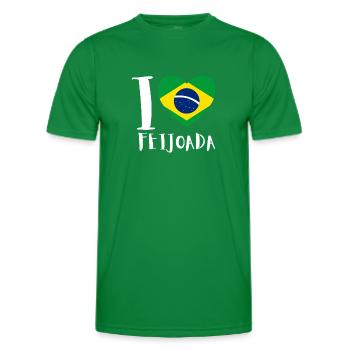 Brazil Brazilian Pork Bean Stew Feijoada - Männer Funktions-T-Shirt - Kelly Green - Vorne - AI Model Male 178 dark (178cm)