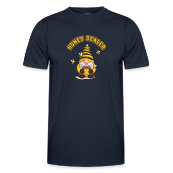 Honey Dealer Beekeeper Bees Honey Bees Beekeeping - Men's Functional T-Shirt - navy - Front - AI Model Male 178 dark (178cm)