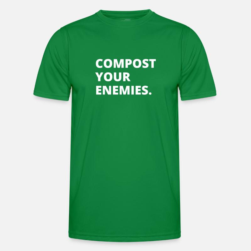 Compost Your Enemies Men's Functional T-Shirt