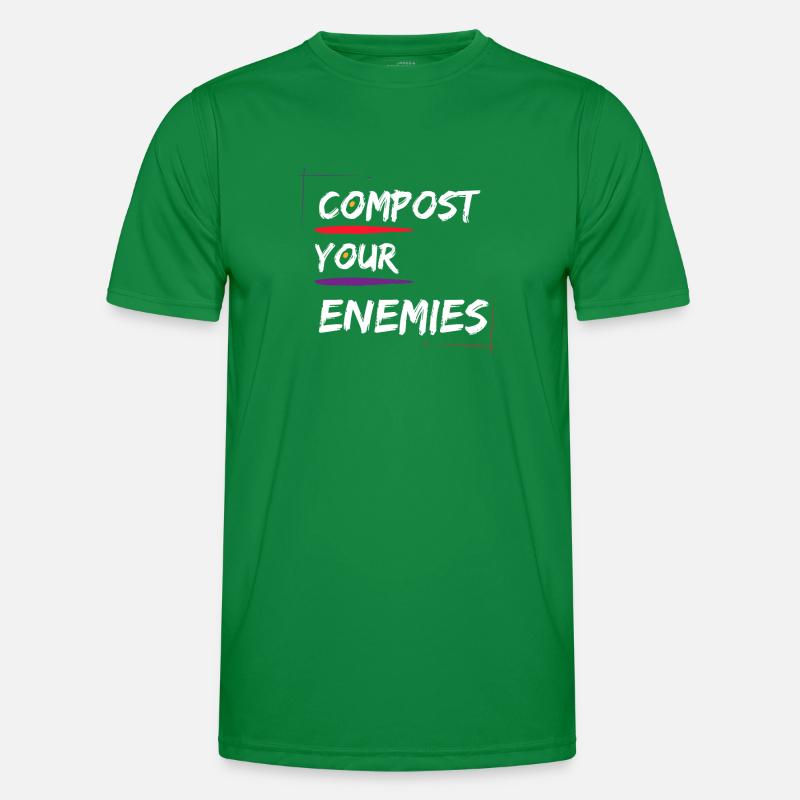 Compost Your Enemies Men's Functional T-Shirt