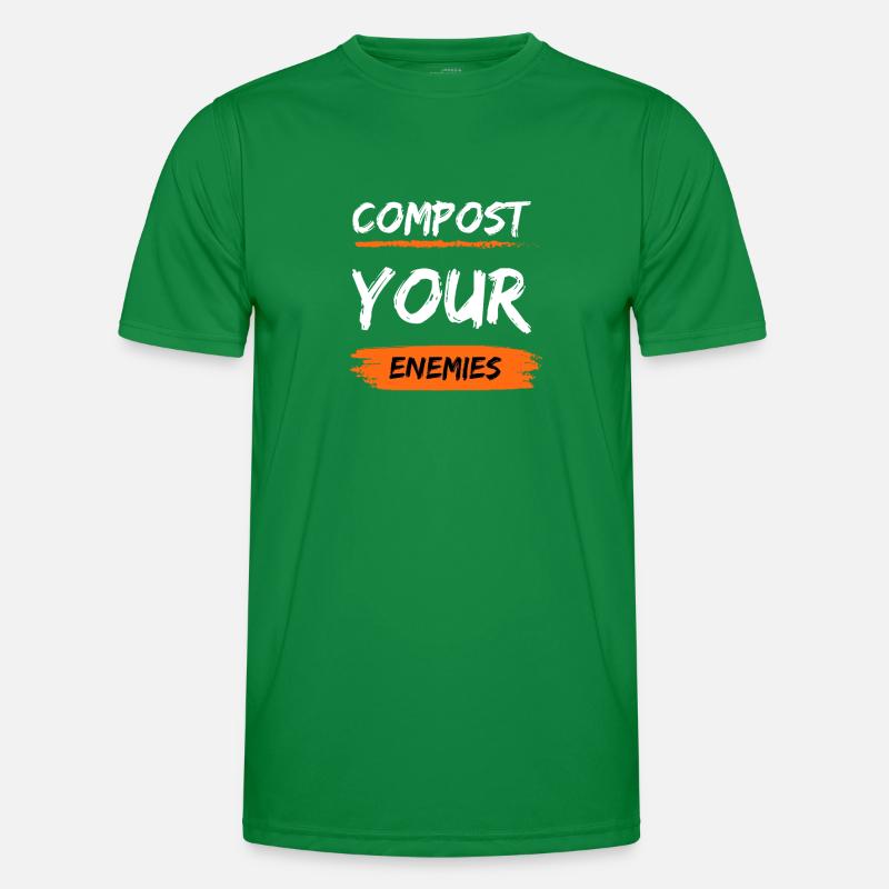 Compost Your Enemies Men's Functional T-Shirt
