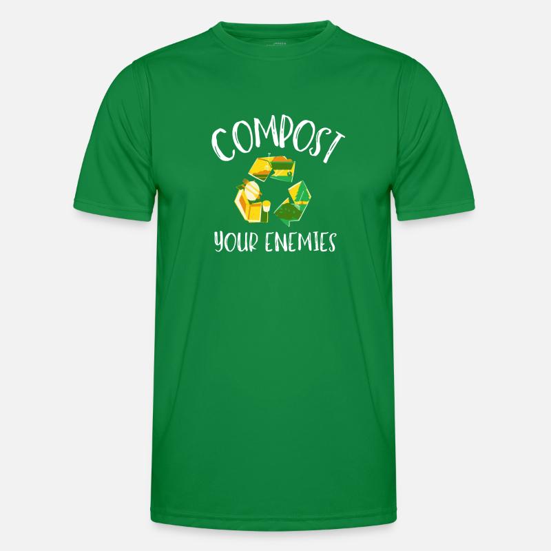 Compost Your Enemies Men's Functional T-Shirt