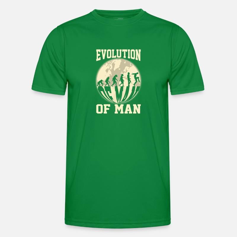 Evolution des Menschen Männer Funktions-T-Shirt
