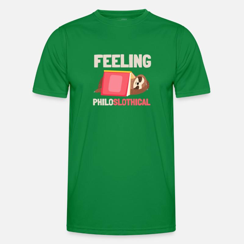 Philosophical Debate Feeling Philoslothical Men's Functional T-Shirt