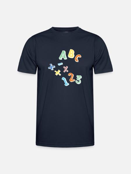 Einschulung - für die coolen Abc-Schützen - Männer Funktions-T-Shirt - Navy
