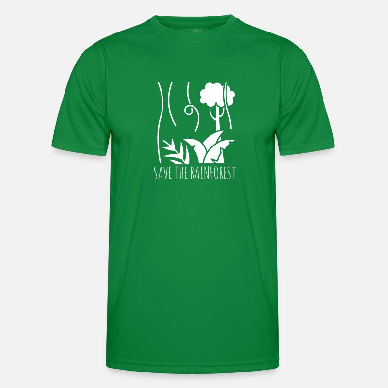 Save The Rainforest Men's Functional T-Shirt
