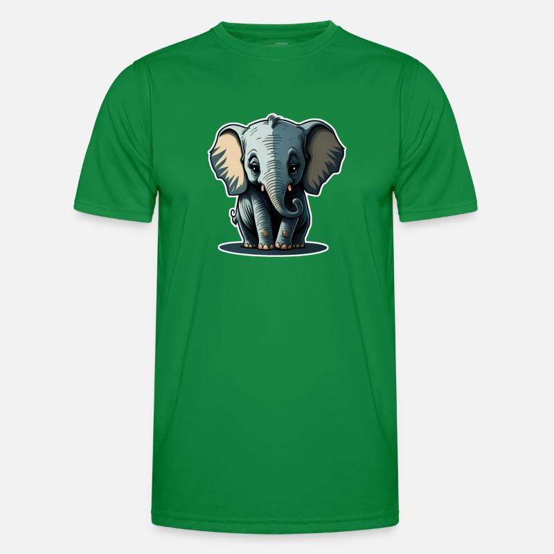 Mignon bébé éléphant éléphant T-shirt sport Homme