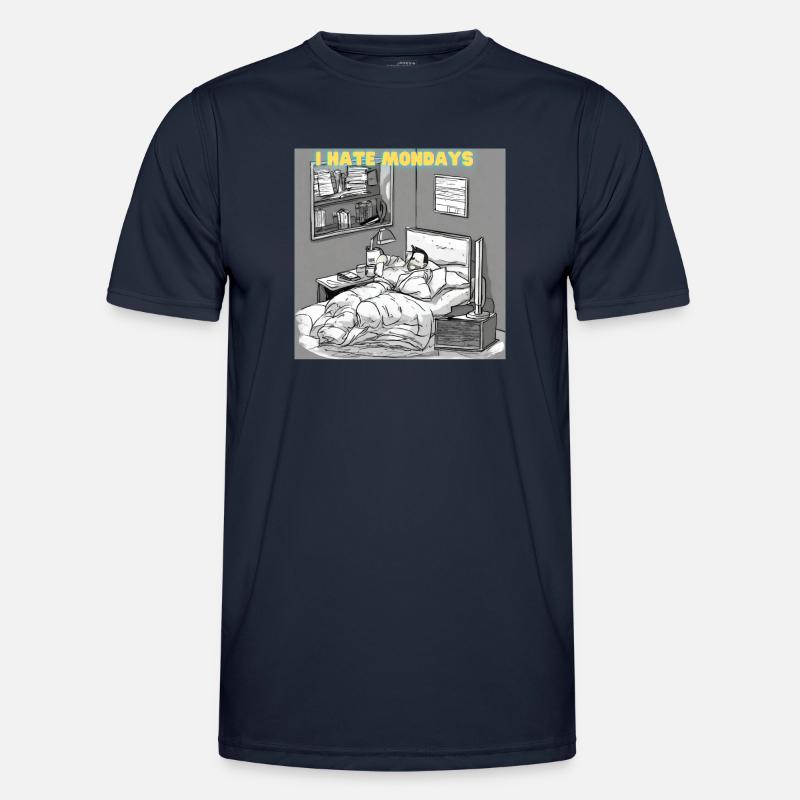 Morgenmuffel oder Langschläfer? Männer Funktions-T-Shirt