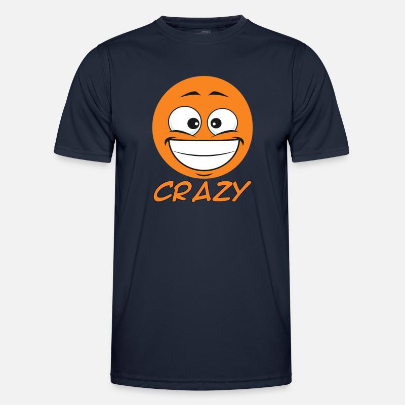 Crazy dot - small crazy dot - Men's Functional T-Shirt - navy