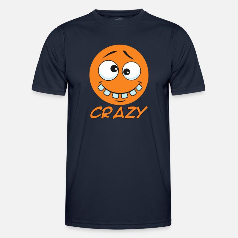 Crazy dot - small crazy dot - Men's Functional T-Shirt - navy