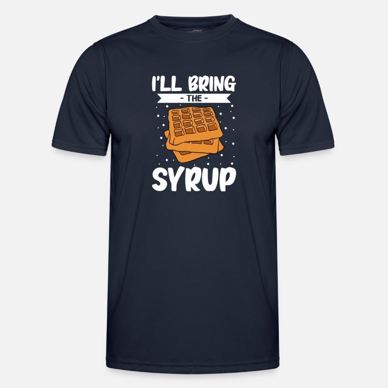 Waffle making waffle maker - Men's Functional T-Shirt - navy