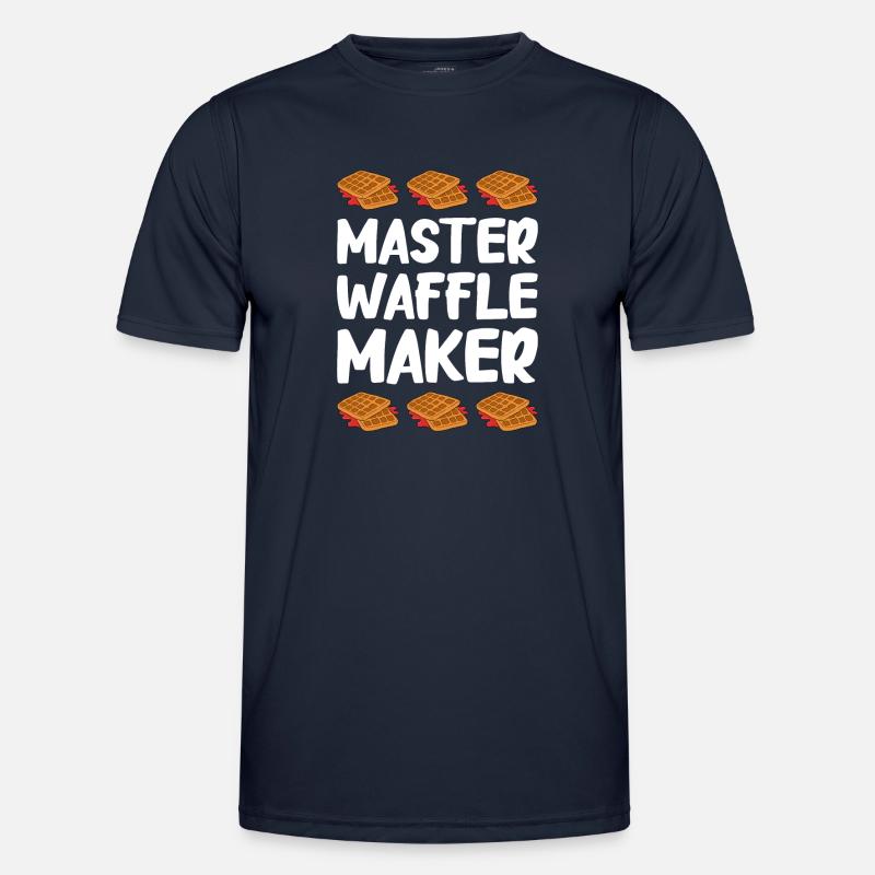 Waffle making waffle maker - Men's Functional T-Shirt - navy