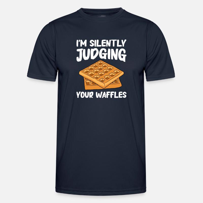 Waffle making waffle maker - Men's Functional T-Shirt - navy