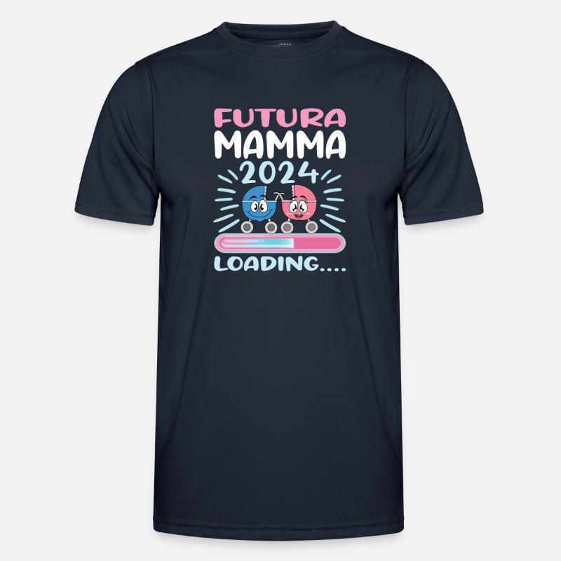 Super Mamma 2024 Loading - Men's Functional T-Shirt - navy