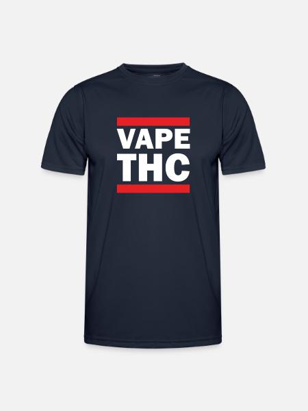 Vape THC White - Men's Functional T-Shirt - navy