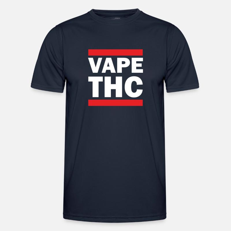 Vape THC White - Men's Functional T-Shirt - navy