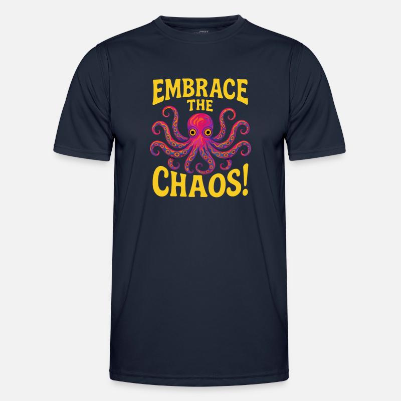 Mach dir das Design des Chaos Octopus zu eigen Männer Funktions-T-Shirt