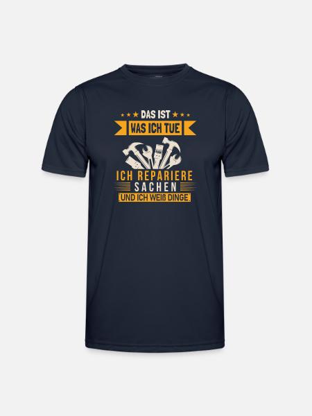 Heimwerker, Heimwerken - Männer Funktions-T-Shirt - Navy