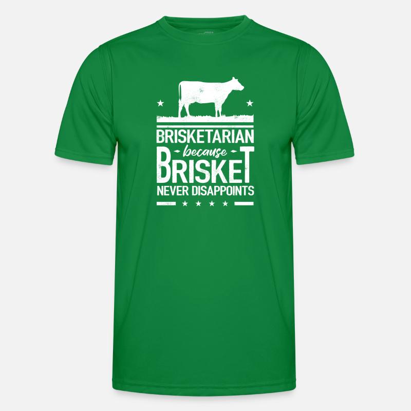 Brisketarian, Brisket, Räucherfleisch, BBQ Männer Funktions-T-Shirt
