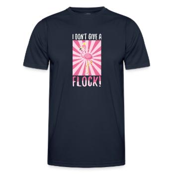 I don't give a flock - Männer Funktions-T-Shirt - Navy - Vorne - AI Model Male 178 dark (178cm)