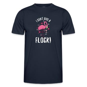 I don't give a flock - Männer Funktions-T-Shirt - Navy - Vorne - AI Model Male 178 dark (178cm)