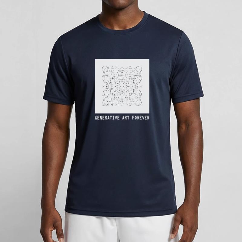 Generative art programs image code forever Men's Functional T-Shirt
