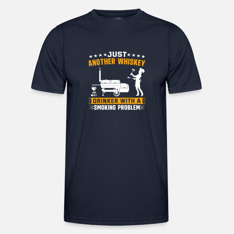 BBQ BBQ Gift - Men's Functional T-Shirt - navy