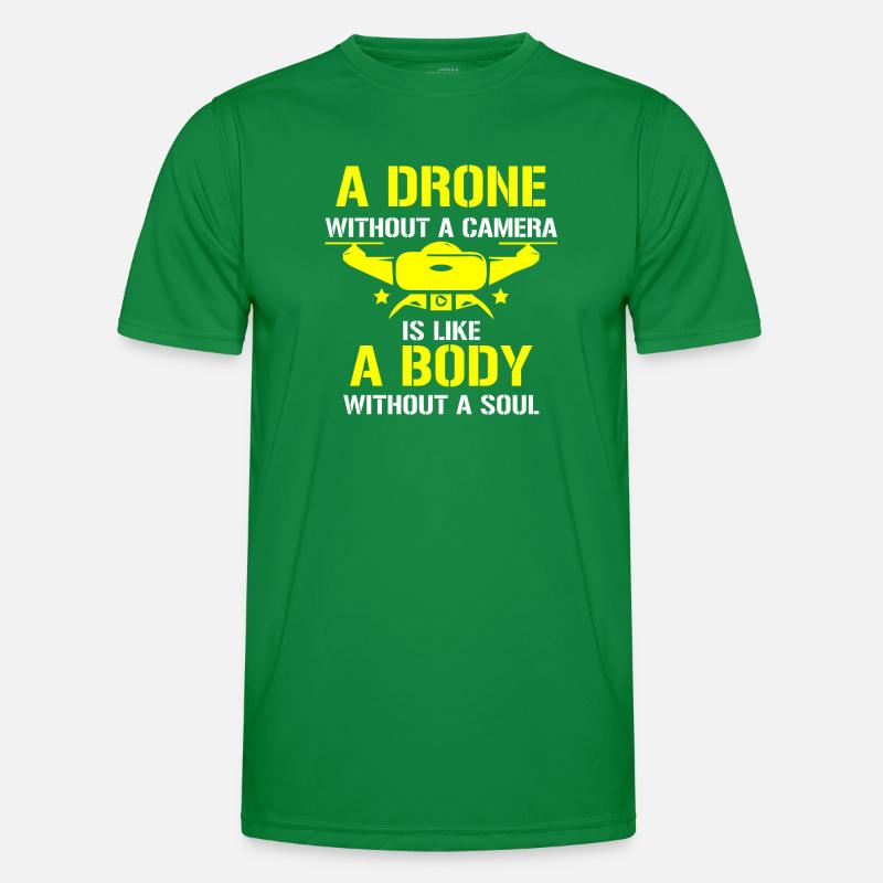 Drone volant, drones, drones, modèles réduits d’avions T-shirt sport Homme