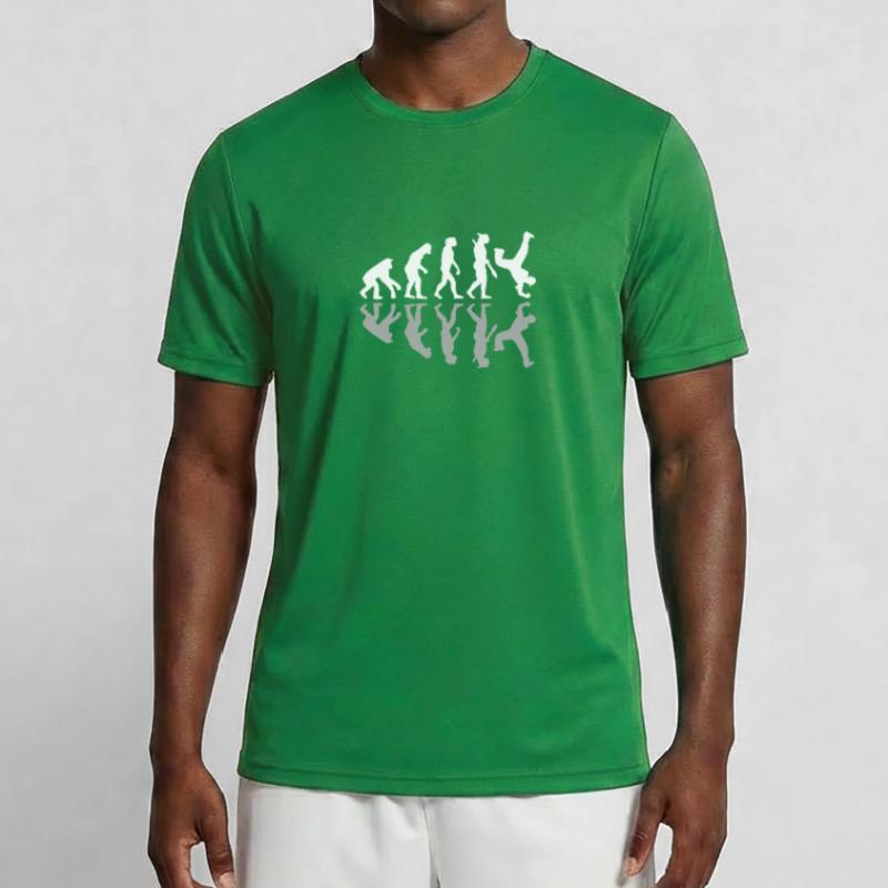 Breakdancing Human Evolution Dancer Breakdance Männer Funktions-T-Shirt