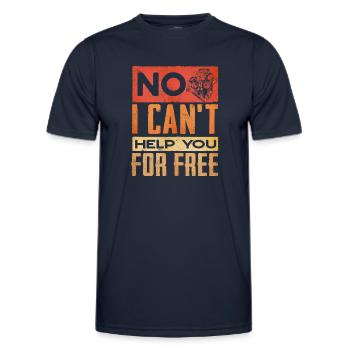 Mécanicien automobile, mécanicien, mécanicien automobile - T-shirt sport Homme - bleu marine - Devant - AI Model Male 178 dark (178cm)