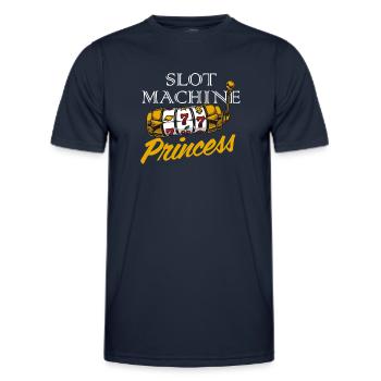 Slot Machine, Gambling, Slot Machine - Men's Functional T-Shirt - navy - Front - AI Model Male 178 dark (178cm)